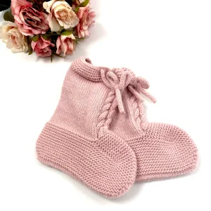 Botitas Punto Cadeneta 804 Rosa 67