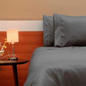 Juego de duvet premium gris oscuro